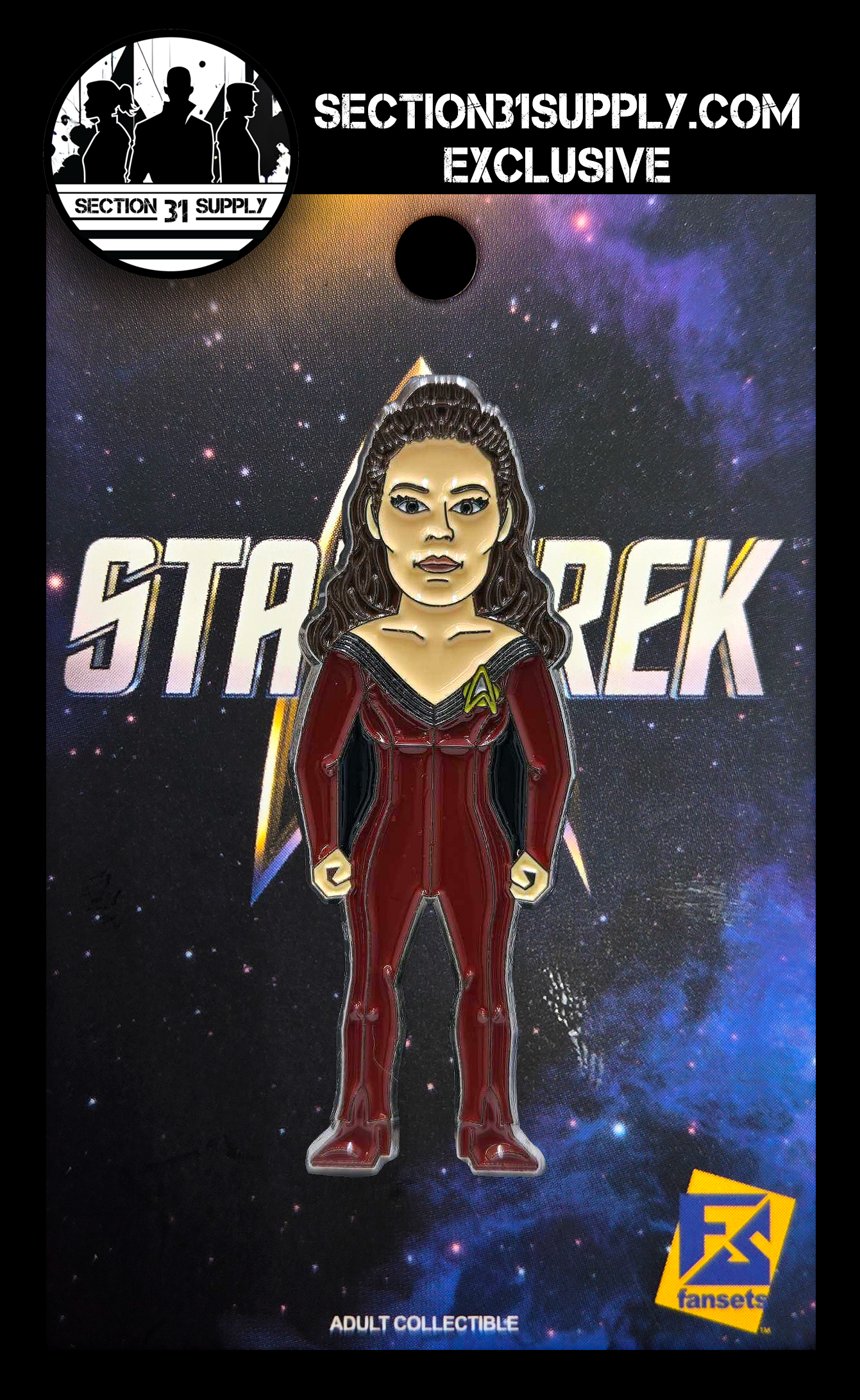 Star Trek: Deanna Troi Red - FanSets pin